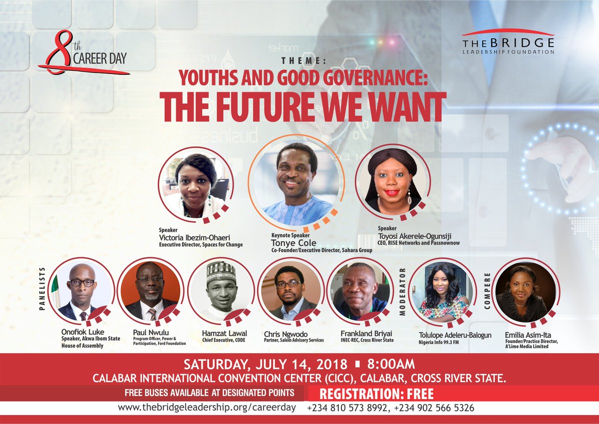 LiyelImoke's tweet photo. Inspiring line up of speakers for the 2018 Career Day, exciting opportunity for our young people to connect and build resourceful networks. Admission is free!

To register please visit https://t.co/sQQfpMUlH7 https://t.co/A977S375We