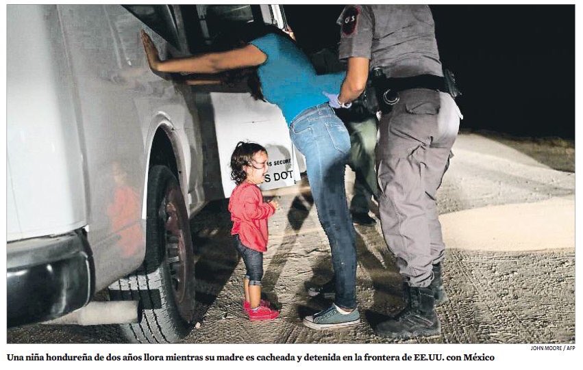 Son violaciones de Derechos Humanos ordenadas de forma consciente por <a href="/realDonaldTrump/">Donald J. Trump</a> 
El lugar en el que se juzgan es el Tribunal de La Haya.