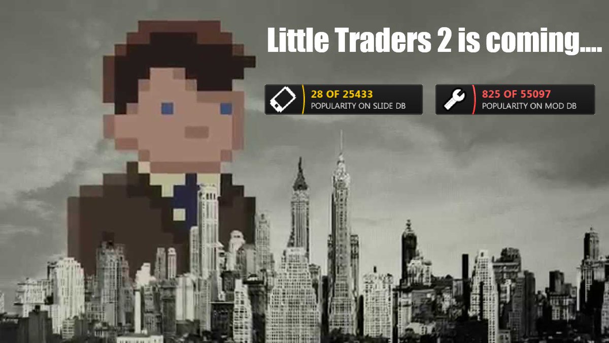 LilTradersGame's tweet photo. Hey Little Traders ! 🧐

We want to inform you that we are now on Slidedb and MODdb ! 😎

So join us to learn how to trade ans invest in a 20's pixel Art game !🤗
Thanks to @ModDB and @slidedb for this opportinuty ! 😄
Get it at :
https://t.co/rhPrqpkQTm
https://t.co/CzKrjUmo4g https://t.co/LZIV6Rcejm