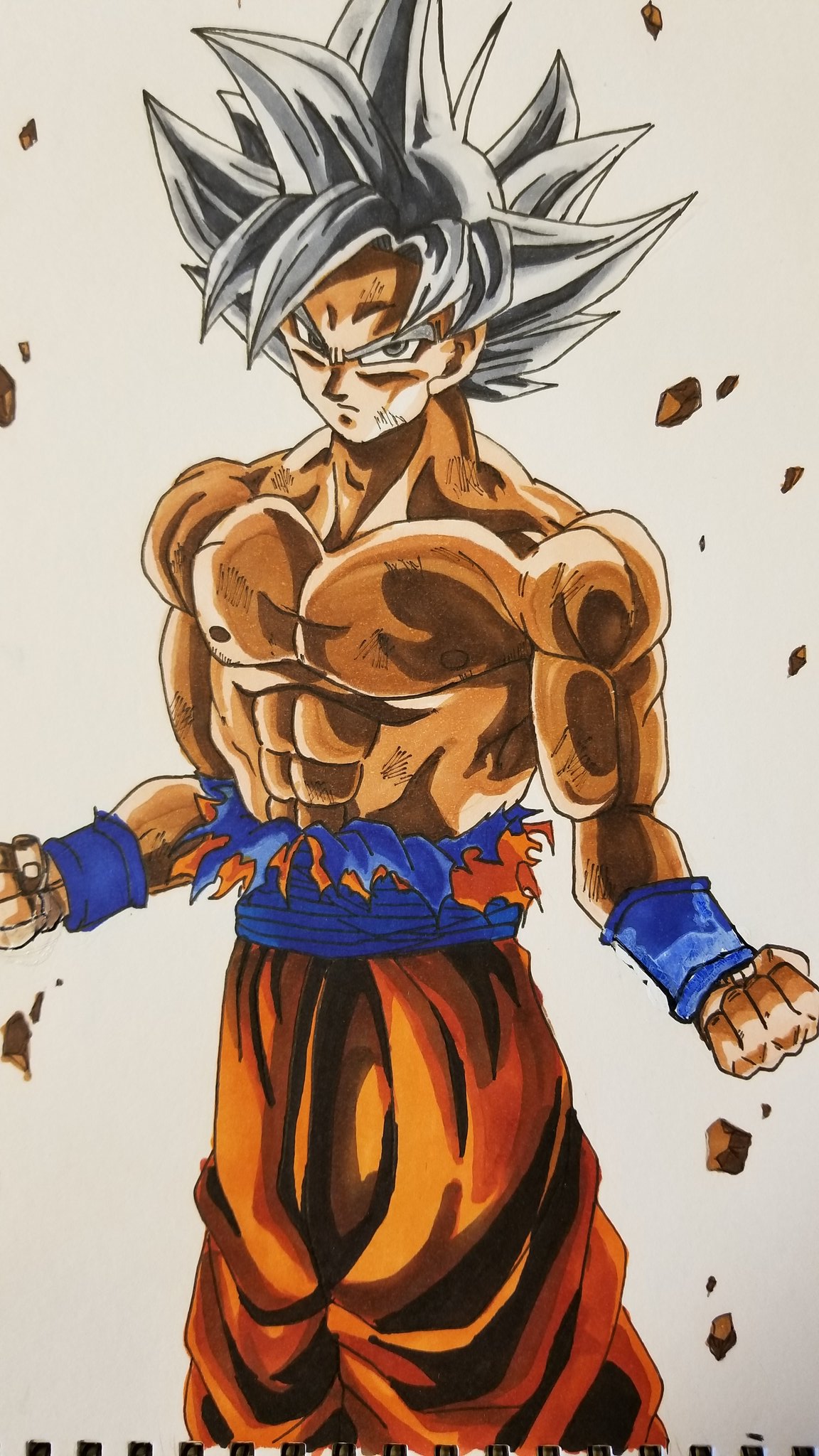 ドラゴンボール悟空イラスト身勝手の極意