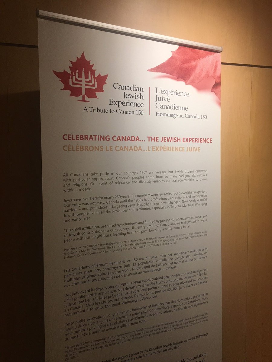 EllieGrayCanada's tweet photo. Be sure to check out the Canadian Jewish Experience-Jewish Life in Canada exhibition on display @mountziontemple in STP for the month of June. @PJConnors will be offering a brief introduction at this Friday's service.  #CanadaInMN #WhatAConsulateDoes https://t.co/4O9HHC9uC6
