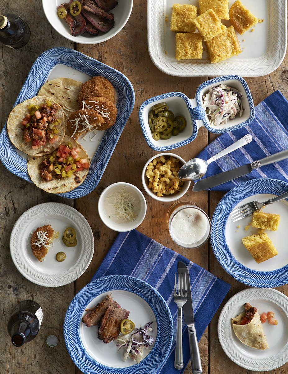 Our basket-inspired, blue-hued Le Panier collection is the ideal companion for all your summertime endeavors – from barefooted beach days to boisterous backyard BBQ’s!
Shop Le Panier: juliska.com/collections/di…