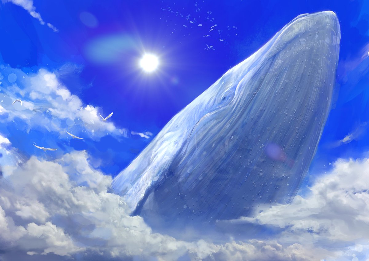 Rii2 空鯨の回遊 Procreate