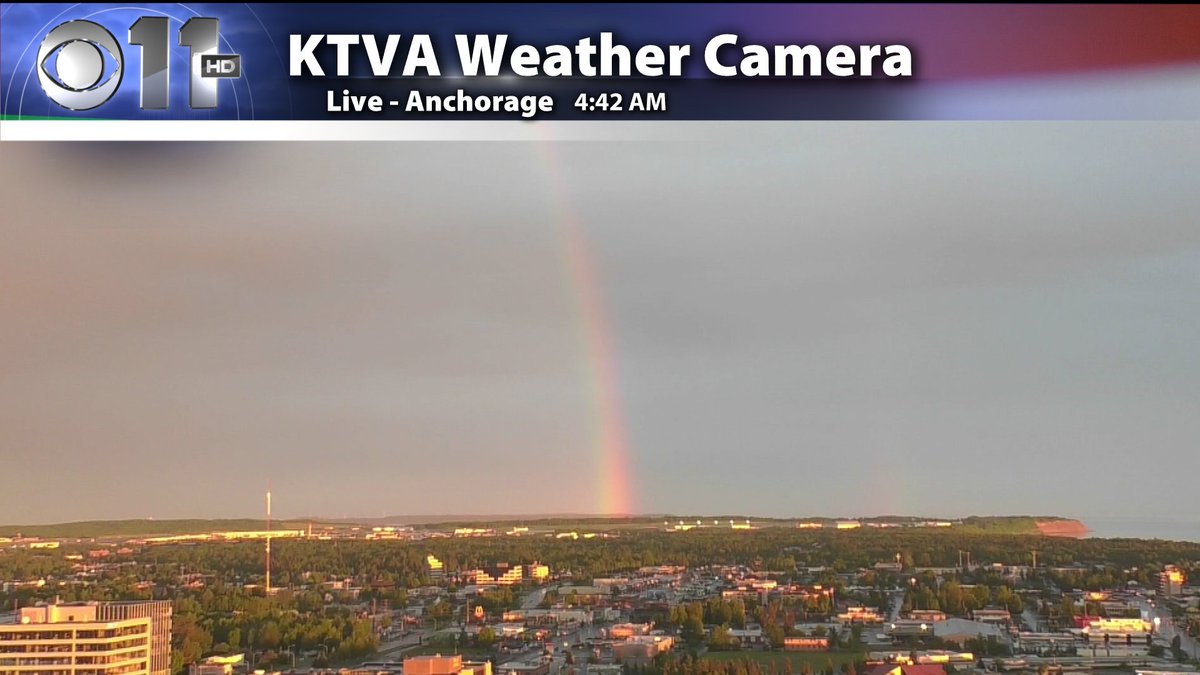 RAINBOW ALERT! 🌈🌈🌈
This is the view right now in Anchorage!
#rainbowalert #midnightsun #sunrise #alaska