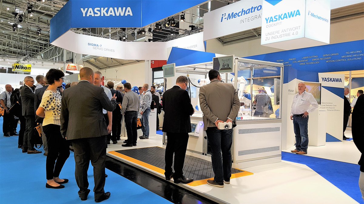 Pilz_INT's tweet photo. Have you been at the Stand of @YaskawaEurope? Here you find the pressure-sensitive #SafetyMat #PSENmat, the safe area monitoring combined with a control function. Visit Yaskawa Stand B6.502! Receive further information at Stand B4.500! https://t.co/Dmk4pQdyTs #Automatica2018 https://t.co/A1LrbVfGJP