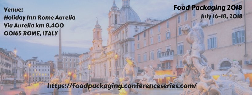 Save the dates #July 16-18, 2018 for @2018_Food #Foodpackaging #FoodSafety #Foodquality #FoodLaws #FoodIndustry #Foodmarket #Foodlabelling #food&wine #Beverages #Foodchemistry #Foodanalysis.. Contact:
Sheery Neeraz
foodpackaging@foodtechconferences.com
sheery.neeraz2018@gmail.com