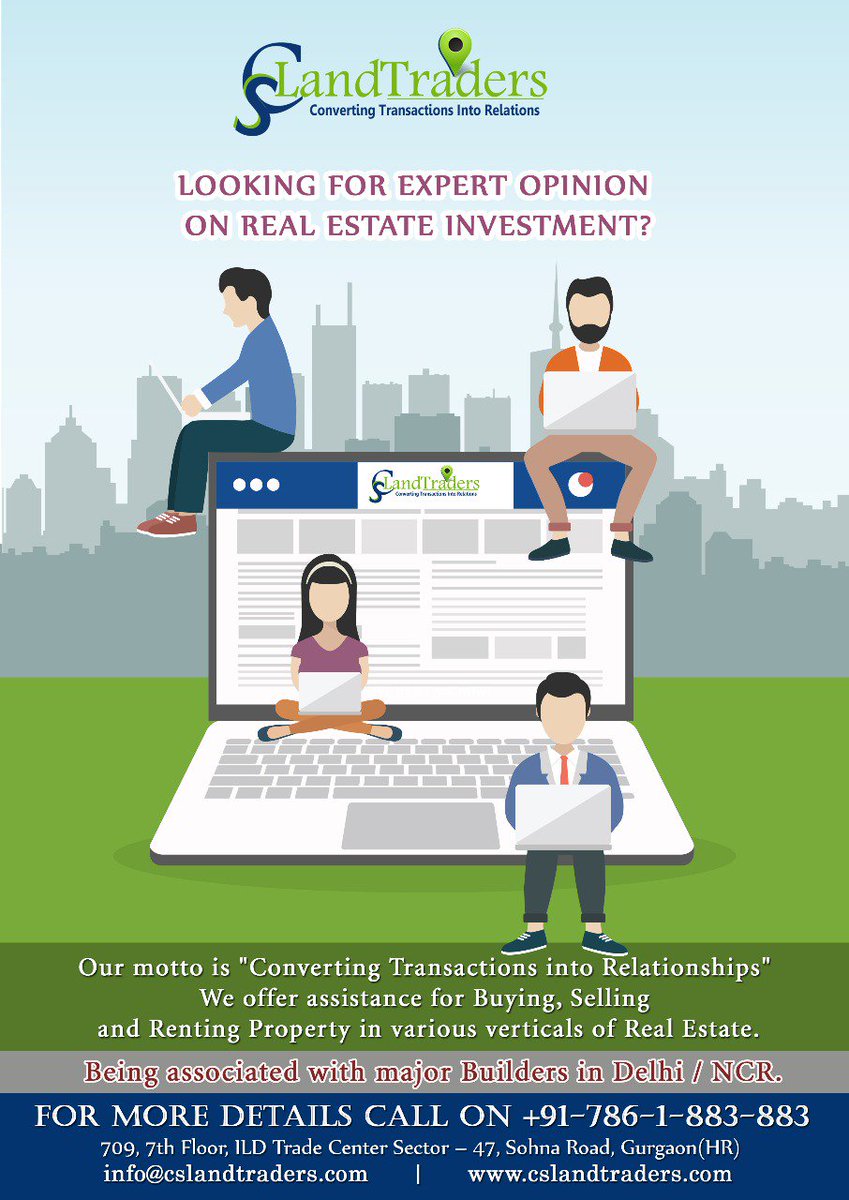 CSLandtraders's tweet photo. Looking For Expert Opinion on Real Estate Investment!
Give Us a Call Now #CSLT +917861883883
https://t.co/rwMyxNibqn
#RealEstate #CommercialProperty #Investment #Gurgaon #Sell #CommercialProject #BestReturnProject #AssuredReturnProject #Gurugram #BankGuarantee #InvestinProperty https://t.co/4SNryGGJGz