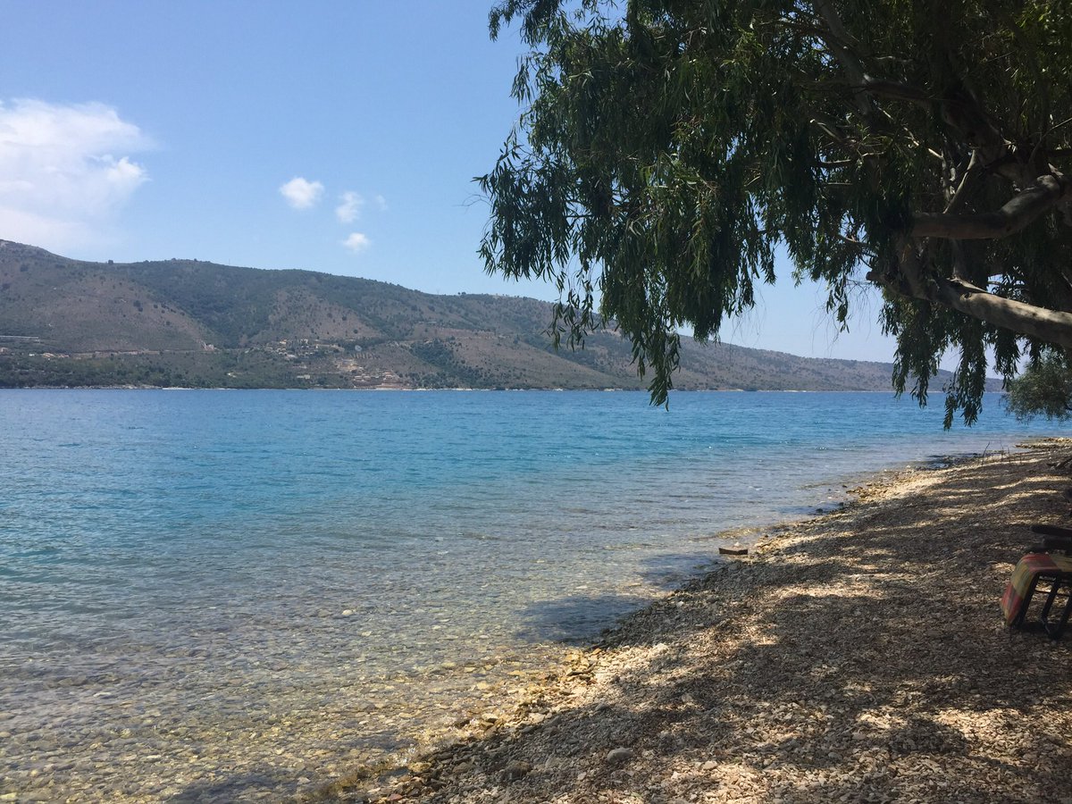 HamsAbroad's tweet photo. Btw, we made it to Greece on Monday. We’re just south of Igoumenitsa, a stones throw, or more traditionally a short ferry, from Corfu. https://t.co/413XbNUBAE