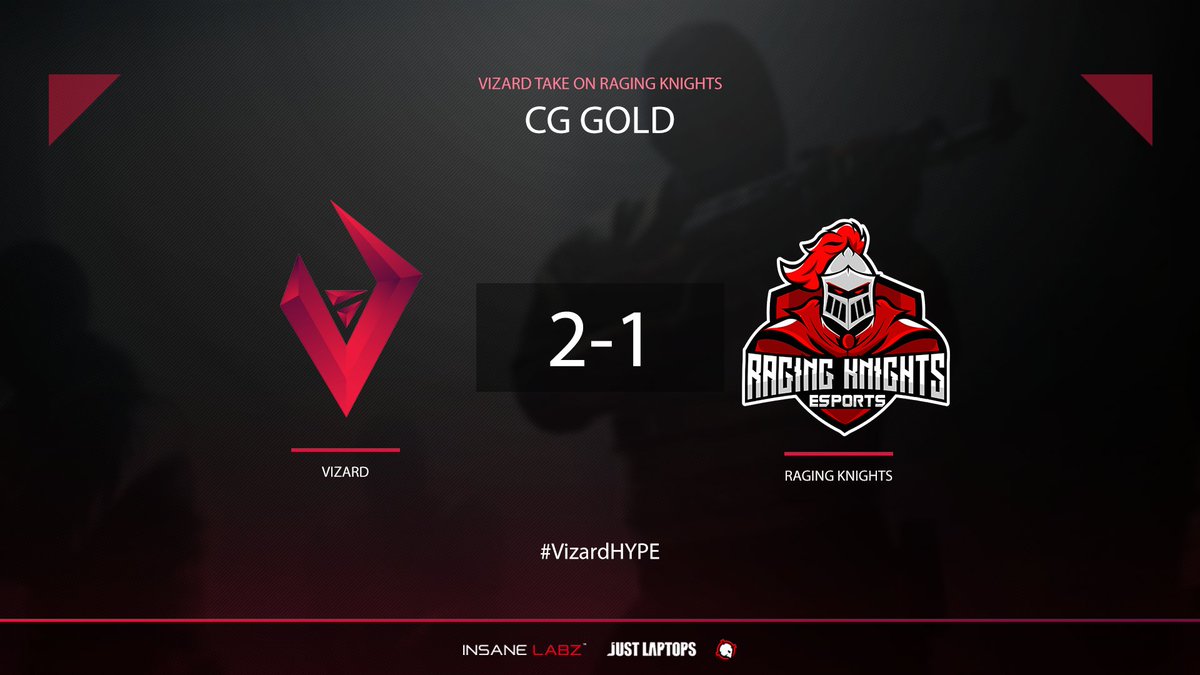 VizardGG's tweet photo. [#CSGO] We take out @RagingKnights 2 - 1 in the first round of @CyberGamerAUS Gold for our #Main team!

🗺️Dust II: 13 - 16
🗺️Mirage: 16 - 13 
🗺️Cache: 16 - 5

#VizardHYPE #VizardFAM https://t.co/eNkesKxYO6