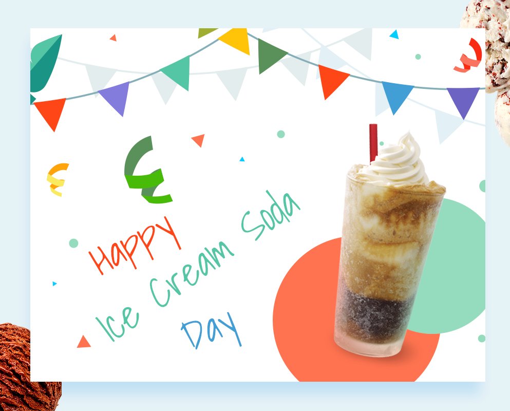 logotypemaker's tweet image. Stay cool! It&apos;s ice cream soda day! Enjoy every sip of it! Meanwhile, LogotypeMaker works on a useful Q&amp;amp;A for everyone, who wants to create a killer logo online. Stay tuned and if you have any questions comment below! 
#logotypemaker #q&amp;amp;a #holiday