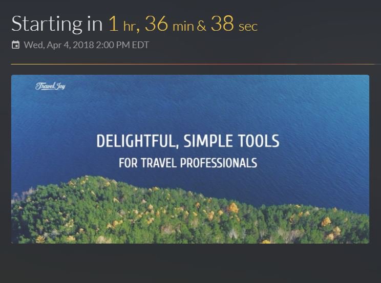 It's TravelJoy 101 day! Learn the ropes of the slickest tool in an agent's arsenal today at 2:00 Eastern/11:00 Pacific. Register at crowdcast.io/e/traveljoy-101