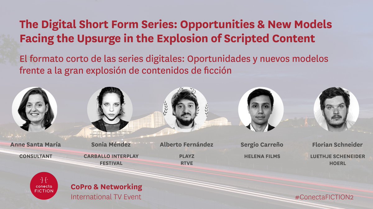 Conecta_Fiction's tweet photo. #ConectaFICTION2 | PANEL: El formato corto de las series digitales: Oportunidades y nuevos modelos frente a la gran explosión de contenidos de ficción.
Con: Anne Santa María; @sonia__mendez, de @InterplayFest; Alberto Fernández de @playz, @rtve; y Sergio Carreño de #HelenaFilms. https://t.co/ixU0Fsw8kh