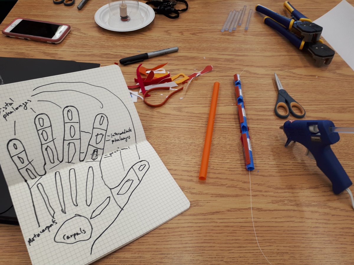 Who doesn't want to learn how to make a robot hand?! More messy learning with @Microsoft and @FCLEdu at @BrockEducation in #HamOnt