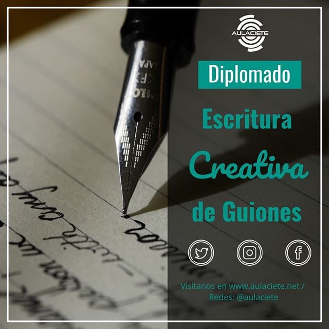 Este 25 de junio inicia Nuestro diplomado en escritura creativa de guiones que te ofrecerá herramientas para diseñar y desarrollar guiones audiovisuales bajo la tutela de guionistas con amplia experiencia docente y profesional. Si te interesa visitanos e… ift.tt/2tfDclj