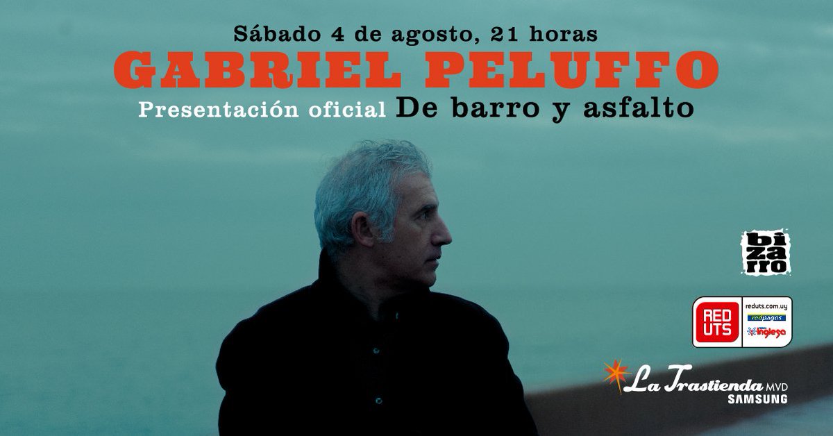 Este 4 de agosto llegamos a @LaTrastiendaMVD para presentarles &lt;De Barro y Asfalto&gt; las entradas están en <a href="/REDUTSUY/">RED UTS Uy</a>  los esperamos a todos!