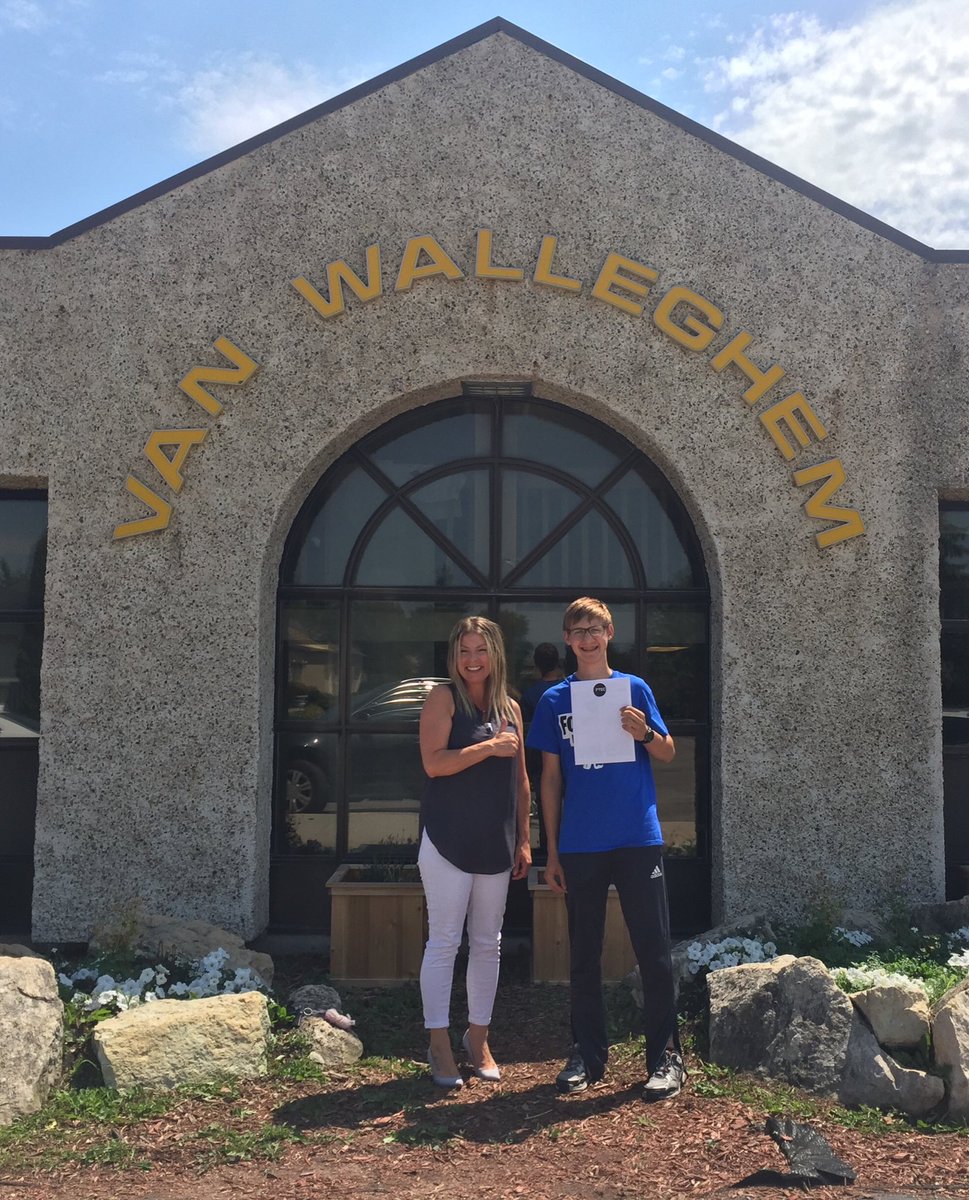 MsBachart's tweet image. Wow! So excited to have this student for next year’s PTEC program! Thank you Ecole Van Walleghem, we will take good care of him ⁦@PembinaTrails⁩