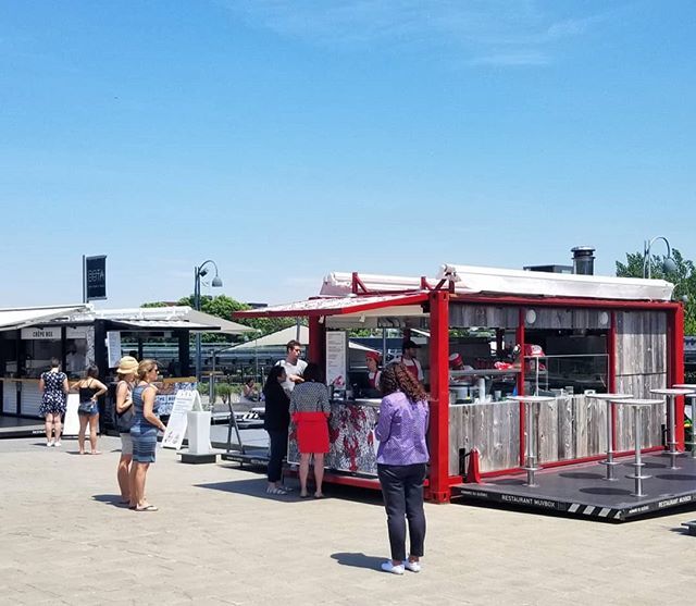 Lobster rolls anyone? Maybe a crepe, sweet or savory. Visit the <a href="/muvboxmontreal/">MUVBOX Restos</a> at Lachine Canal Lock #1 in the Old Port of Montreal.  #thismtl ift.tt/2K7uAqp