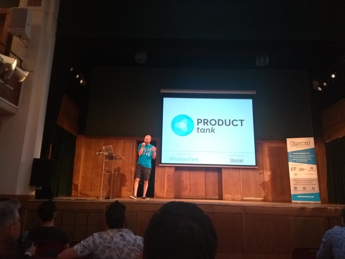 Marc Abraham introducing tonight's #producttank about data (not GDPR!🎉)