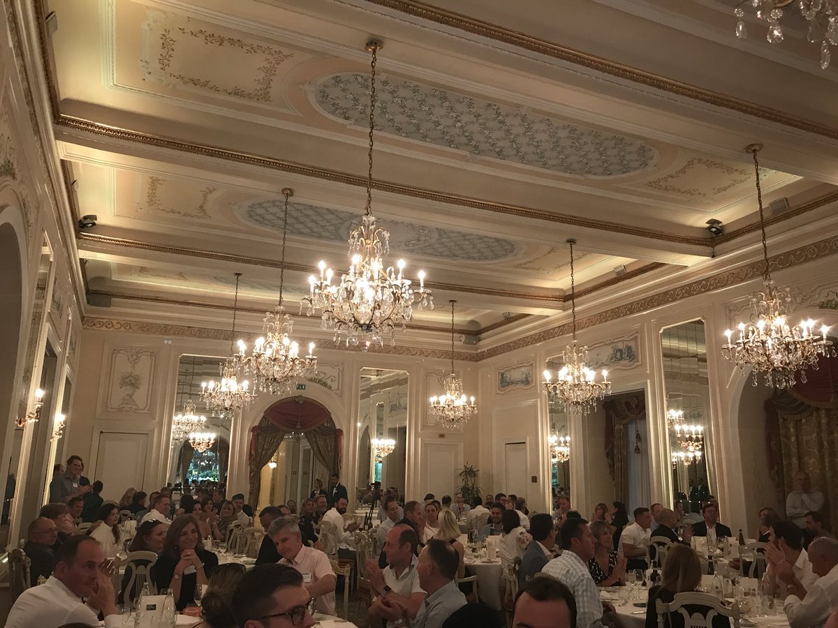 RoseOMWalker's tweet image. After a great first day of panel sessions and networking, delegates are ready to kick back and enjoy dinner following a drinks reception sponsored by @FulcrumGT #StrategicTech