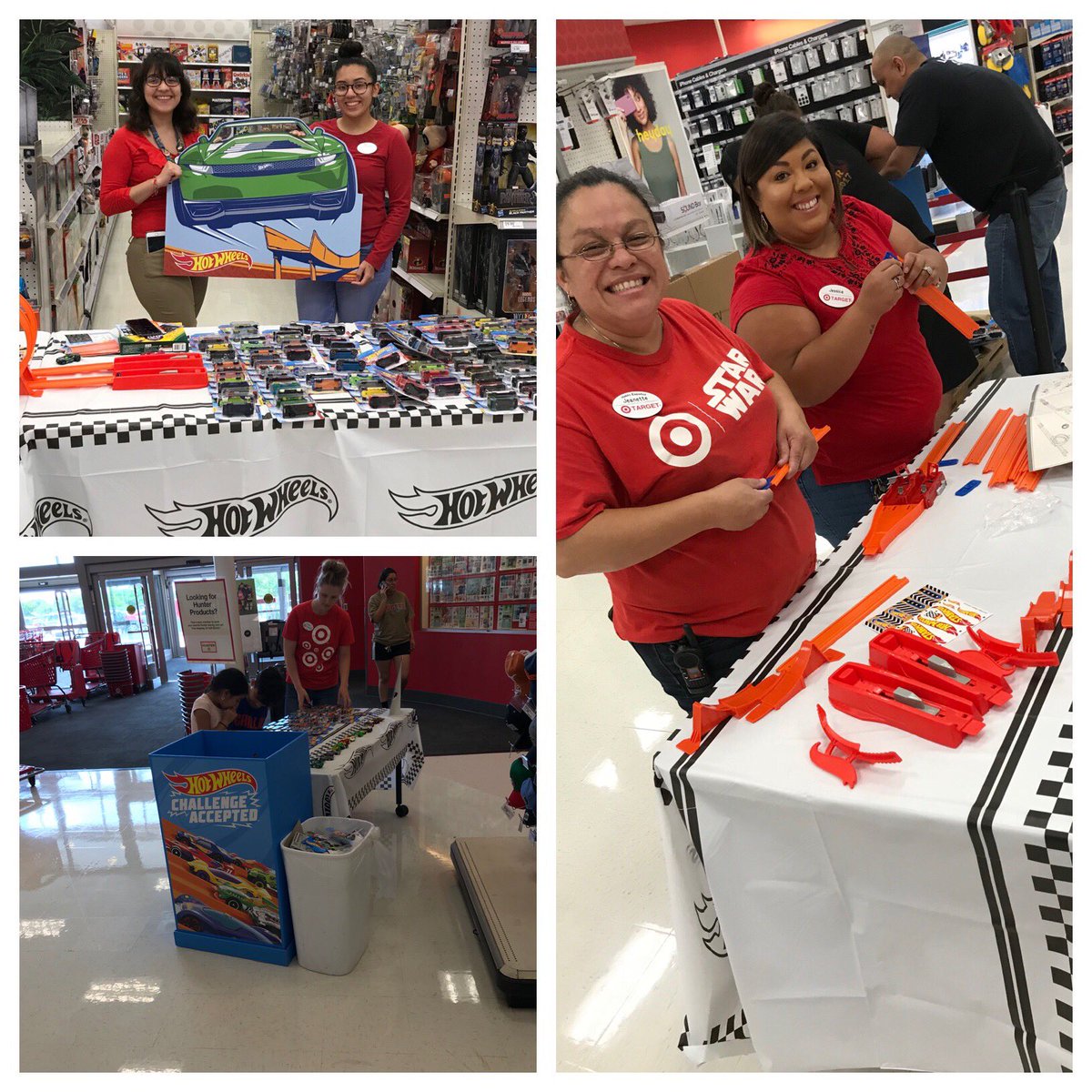 Thanks for a great #hotwheels event ladies! #tforce