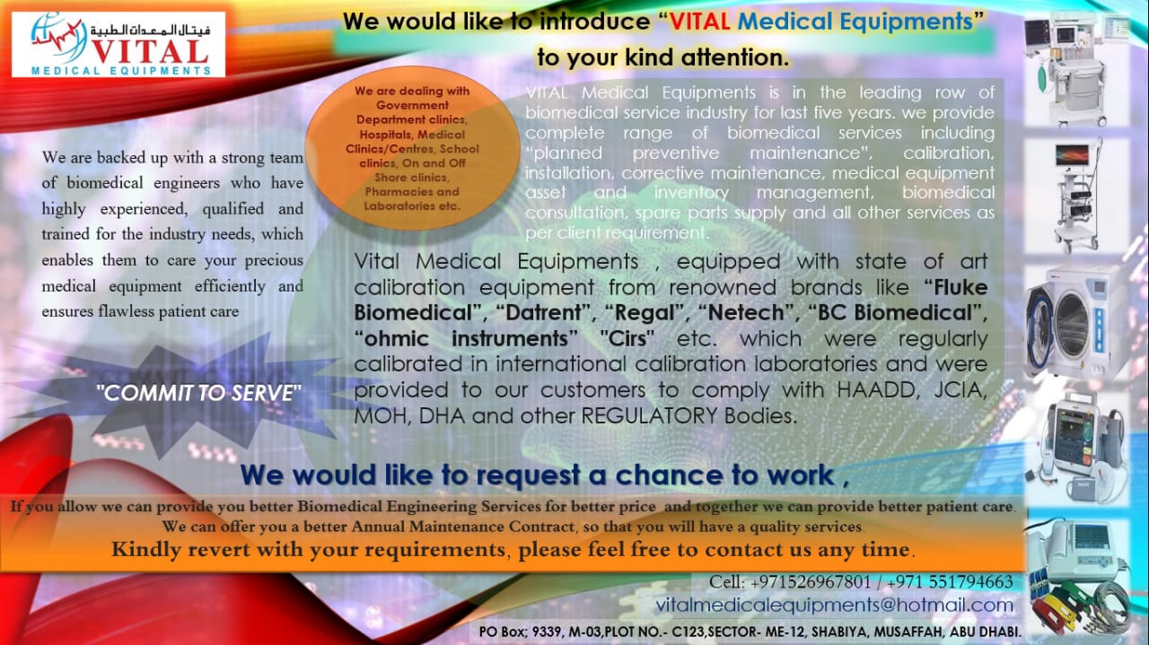 Vital Medical Equipments Vitalmedicalme X