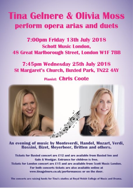 tinagelnere's tweet photo. Me, Olivia and Chris will be bringing our concert to London on 13th July at 7pm at Schott Music London. Tickets available online and from Schott Music London. Please come along, if you can! https://t.co/kSGizheaYU https://t.co/6IahtCgS0G