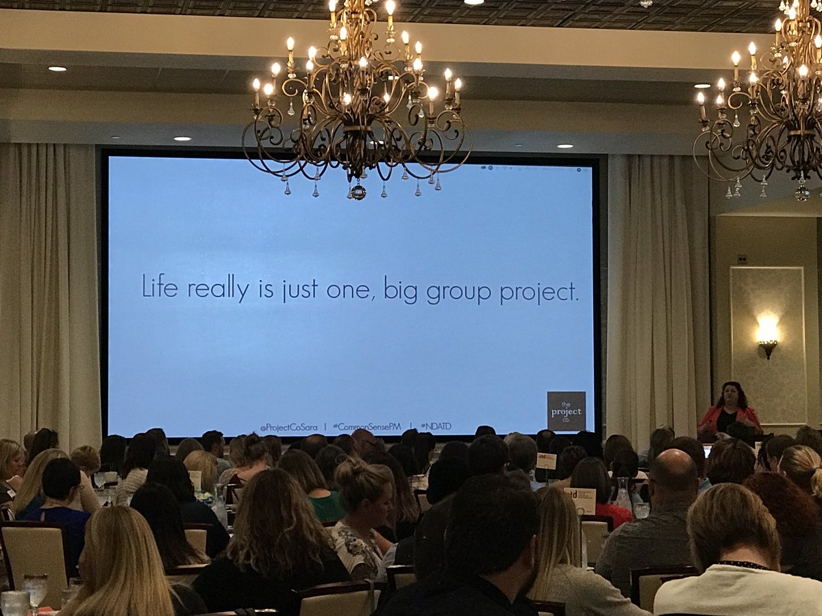 AgKellyMcD's tweet image. “Life is really just one big group project.” #ndatd #commonsensePM @ProjectCoSara