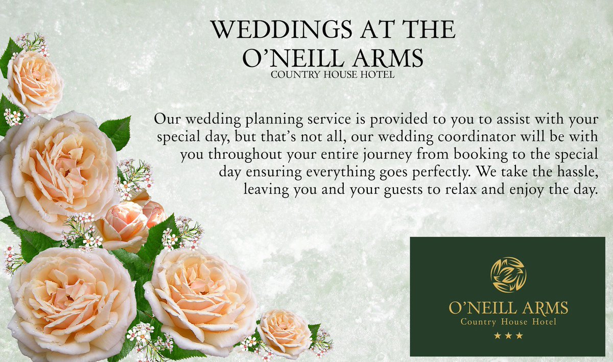 We're taking bookings for 2019 and 2020 weddings. Call 028 7965 0800 today. #WeddingVenue #WeddingReception #MidUlster...
