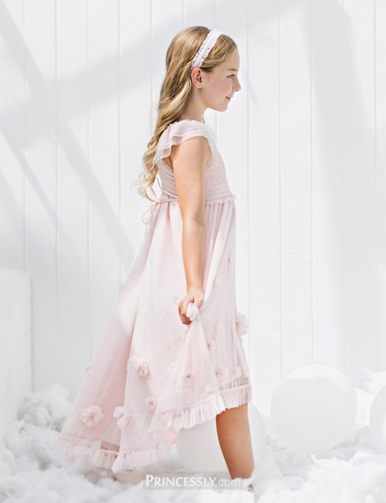 cherry blossom flower girl dress