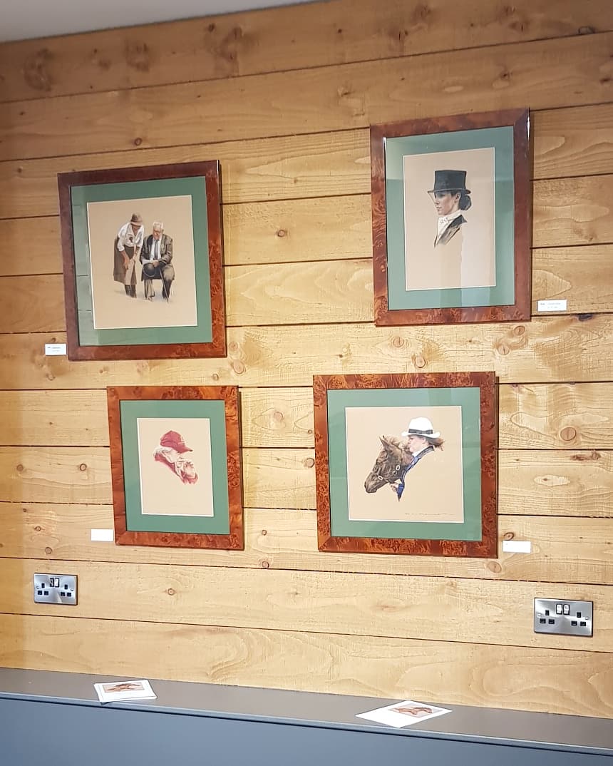 FHCexperience's tweet photo. David Baird has refreshed his displays with us in advance of his exhibition at the @CraftGranary which is launching tonight at 6.30pm! All are welcome to attend and see these stunning works in person 🖼🎨

#Cahir #Tipperary #DavidBaird #equineart https://t.co/VPDkENqJhx
