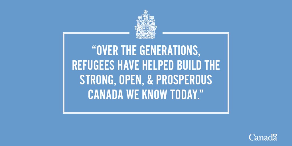 JustinTrudeau's tweet image. Today, on #WorldRefugeeDay, we honour the resilience and strength of refugees and displaced people, and acknowledge the profound hardships they face. bit.ly/2K1IK9u