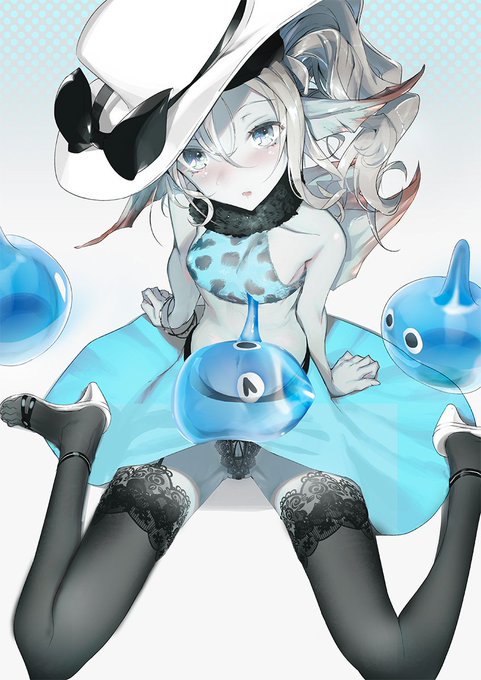 @nattun1313 どうぞ サッ(レースのつもりがセクシーランジェリーなってた) 