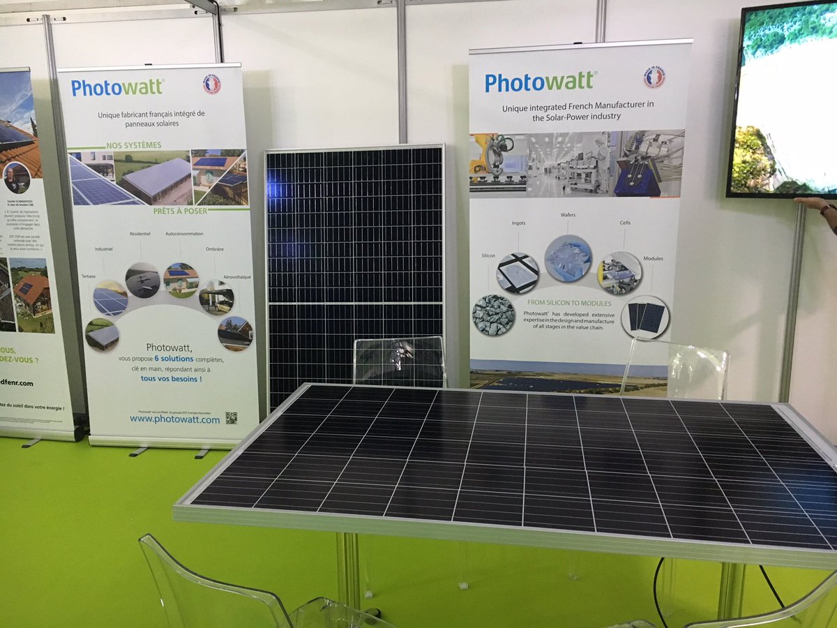 Photowatt's tweet photo. Retrouvez toute l’équipe @Photowatt à #internationalcleantechweek @cleantech_week ! Stand #E11 https://t.co/XBu0vGxMt1