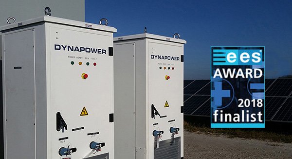 DynapowerEnergy's tweet photo. Dynapower's Director of Energy Storage @ChipPalombini presenting the benefits of DC-coupled #solarplusstorage in Germany at @Intersolar @ees_eventswhere Dynapower's DPS-375 #DC-DCconverter is a finalist for this year's innovation award for #energystorage. #energystorageisnow https://t.co/CLsjv0fLXl