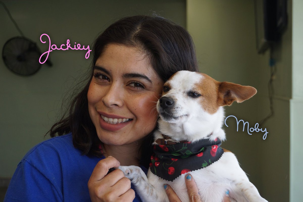 Happy Wednesday from Jackie and Moby!