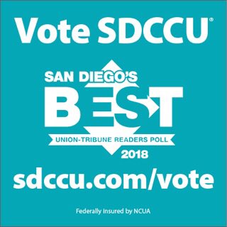 Alt949radio's tweet photo. The least you can do to thank @sdccu for taking out most of the commercials today is to vote for them in the #UTReadersPoll #alt949radio #SDCCU #ad #rad https://t.co/pMPNewekLw