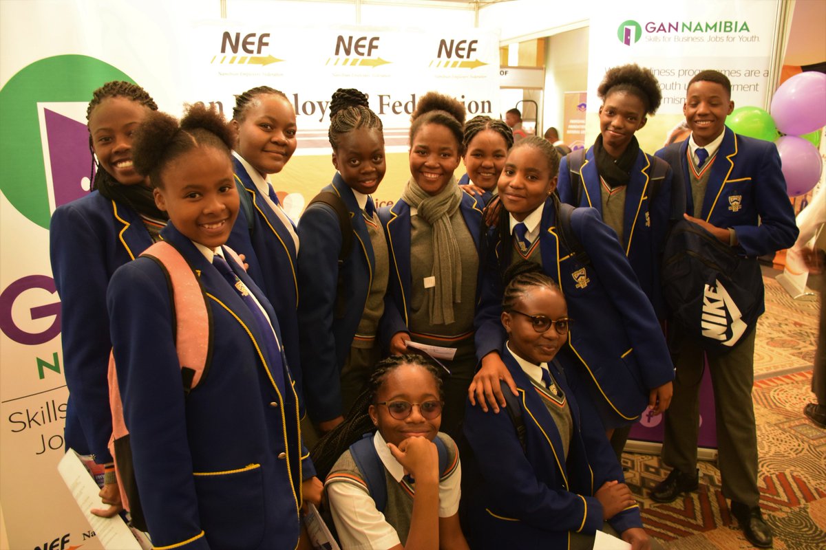 GANNamibia's tweet photo. Educating, advising and equipping the #youth with information on #opportunities that exist for #vocational #training in #Namibia! 😄
#WHKCareerExpo #GANNamibia #Apprenticeships #GANMovement #WeAreTheChange #TVET https://t.co/VKDoIabyfT