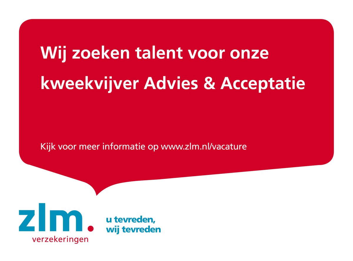Ben jij enthousiast en klantgericht? En ben jij bereid in jezelf en ons te investeren? Dan is ZLM op zoek naar jou! Lees meer over deze #vacature: bit.ly/2JStVtO