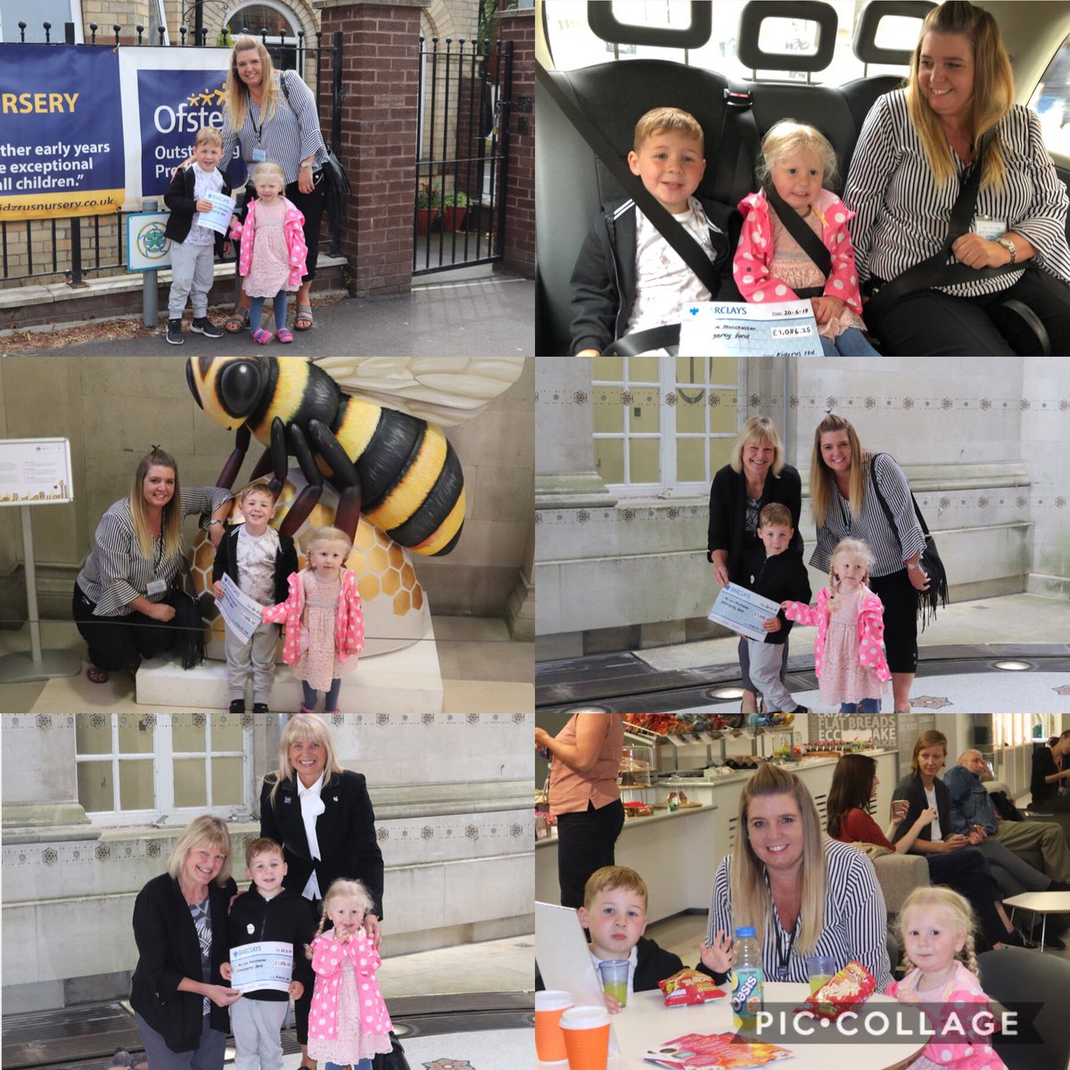 We had a wonderful trip to Central Library to present the cheque to The Chief Operating Officer for The “We Love Manchester” Emergency Fund. FOREVER MCR 🐝❤️🐝<a href="/NDNAtalk/">NDNA</a> <a href="/MENnewsdesk/">Manchester News MEN</a> <a href="/familymanc/">Manchester Family / Emma Gill</a> <a href="/NurseryWorld/">Nursery World</a> <a href="/NMTmagazine/">NMT Magazine 📰</a> <a href="/ILoveMCR/">I Love Manchester</a>  @littlelegend5 @EYTrainingHub <a href="/WeLoveMCRfund/">We❤️Mcr Fund</a>