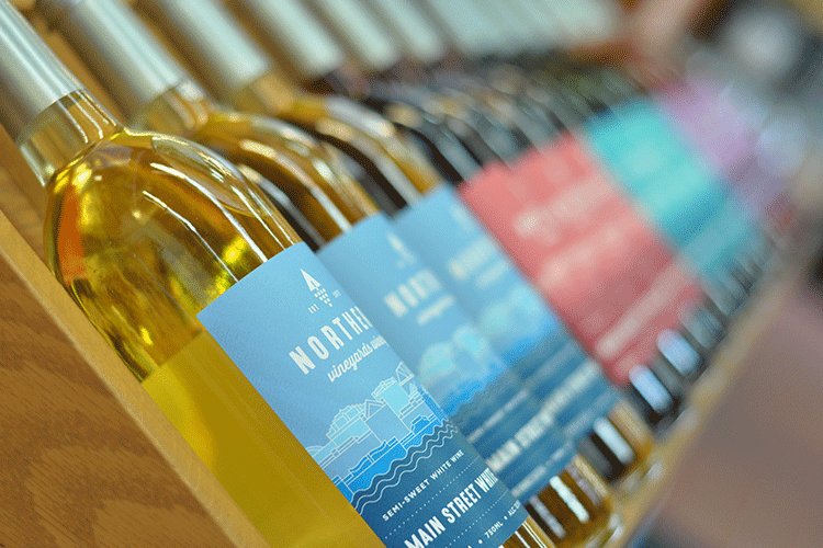 All of our wines are made on-site exclusively from grapes grown in Minnesota and Wisconsin. They have been crafted since 1989!