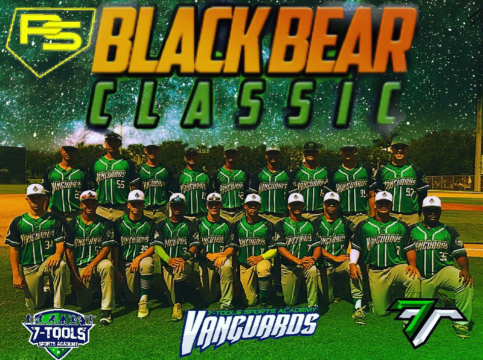 7toolsAcademy's tweet photo. We wish much success and a great tournament to our 18U team representing the 7-Tools Academy this week at the @ProspectSelect 2018 Black Bear Classic in South Carolina. #BBC #prospectselect #PSbaseball #7toolsacademy #7toolsvanguards #7toolsfamilia #boysofsummer https://t.co/Rq9qZ5Z1fJ