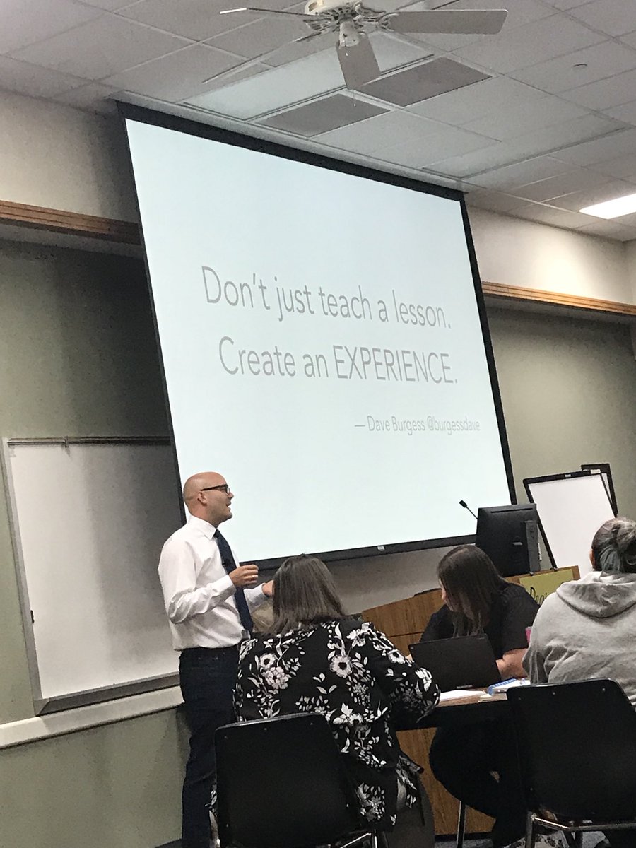 EdTechDani's tweet image. Love that Matt quotes Dave Burgess! 🙌🏻 ⚓️ @jmattmiller @burgessdave #r12transformEd