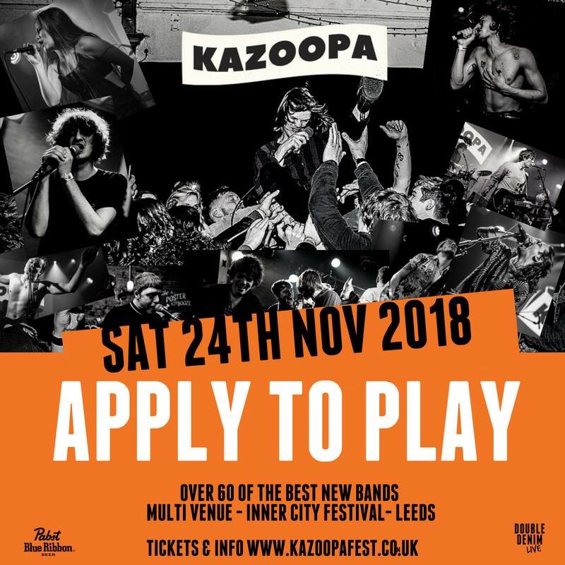 APPLY TO PLAY now open head over to our FB page facebook.com/kazoopafest/