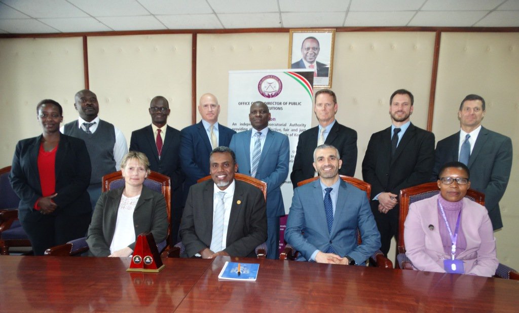 ODPP_KE's tweet photo. DPP Noordin Haji today met with a delegation from @FBI in his office where they discussed areas of collaboration focusing on capacity building in matters corruption, counter terrorism, organized crime &amp; human trafficking among others #CourtesyCall_ODPP https://t.co/OTR7yj1xkw