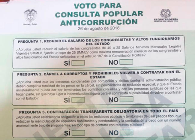 BluRadioCo's tweet photo. Así será el tarjetón de la Consulta Anticorrupción → https://t.co/SdohE0iv6W #MañanasBLU https://t.co/WVFsdyHE5X
