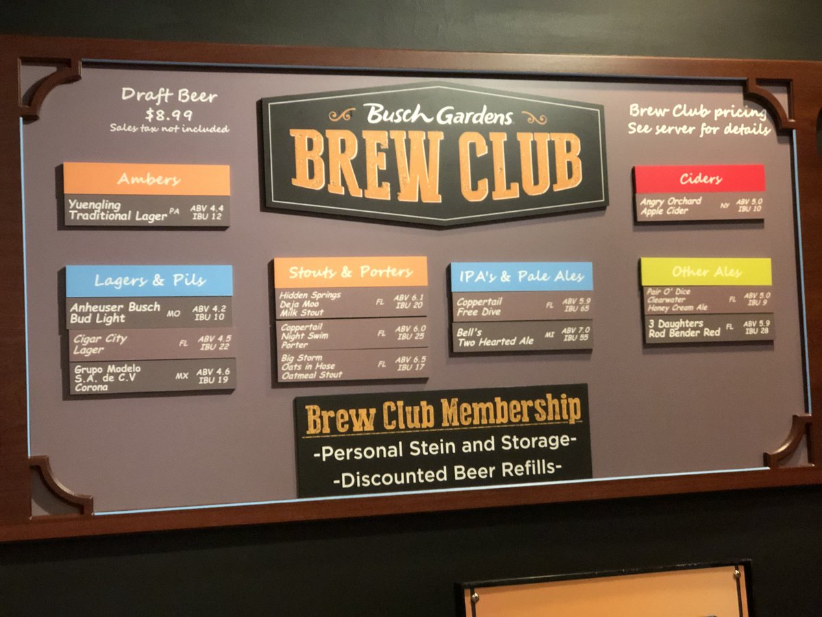 Busch Gardens Tampa Bay On Twitter Even Better Your Brew Club