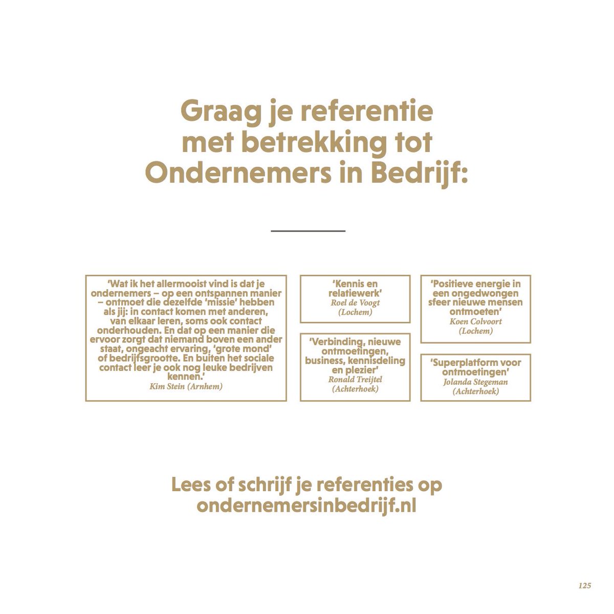 Wat is jouw referentie met betrekking tot Ondernemers in Bedrijf? Laat het ons weten via ow.ly/HbpF30hJDDJ ! Voor het volledige jaarboek; ow.ly/Jrtu30hJDDK #JaarboekOiB2018 #netwerken #verbinden #events #OiB #kennis