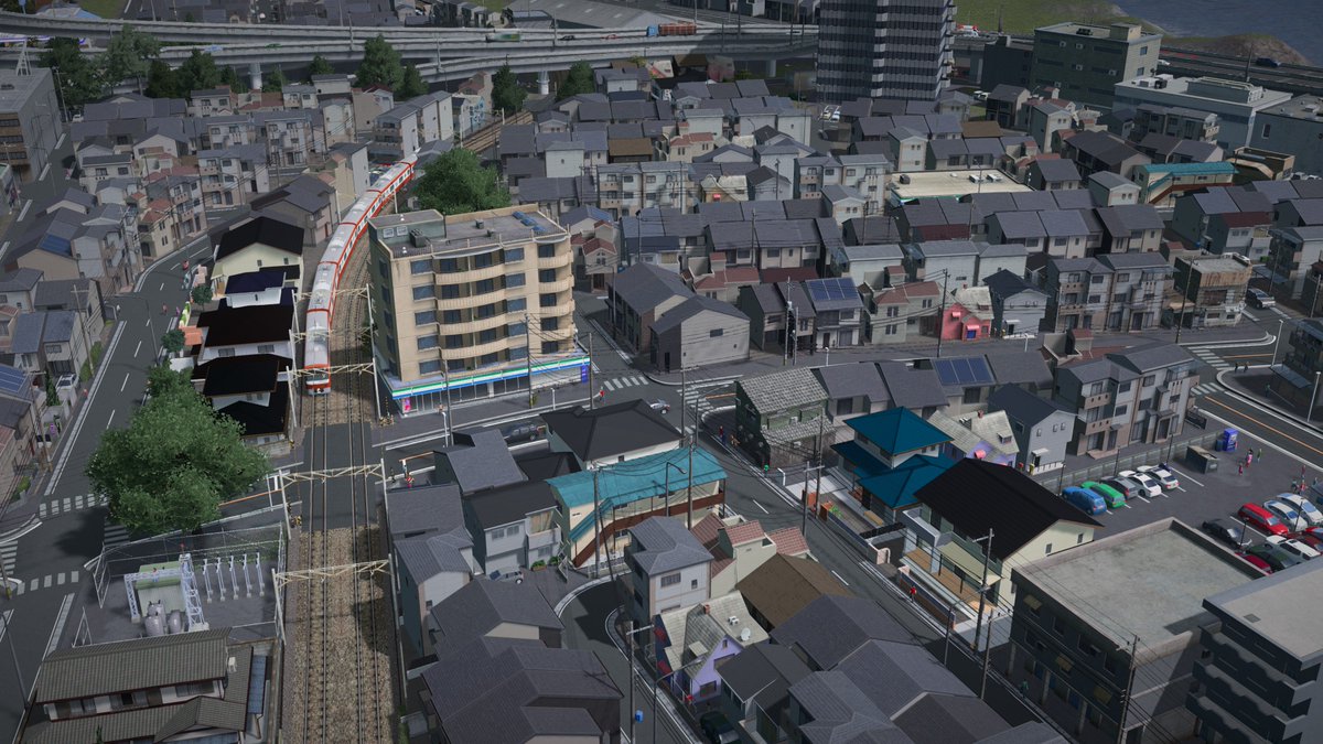 Tokachi בטוויטר 住宅街拡大中 シティーズスカイライン Citiesskylines