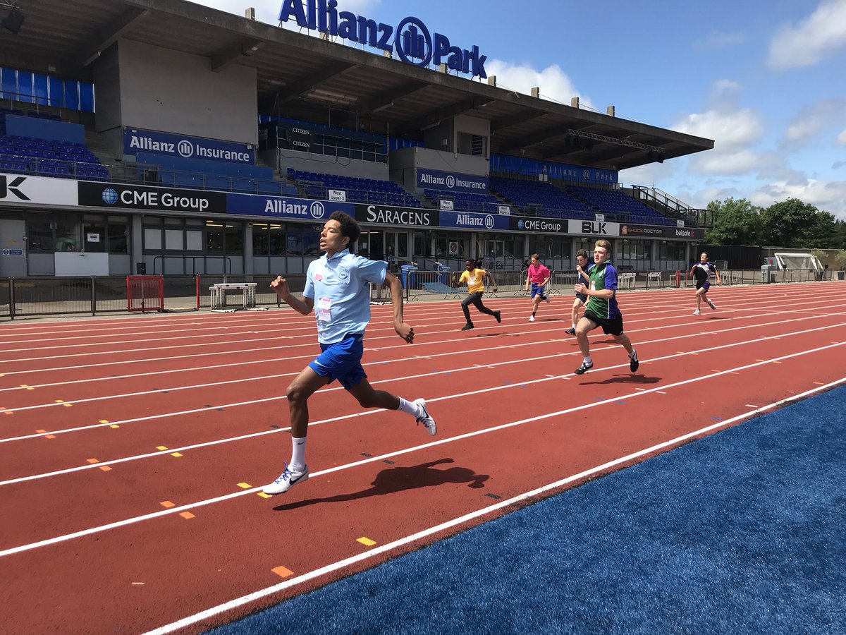 Jodie and Teiye winning their 100m finals with metres to spare. Roll on Districts!
