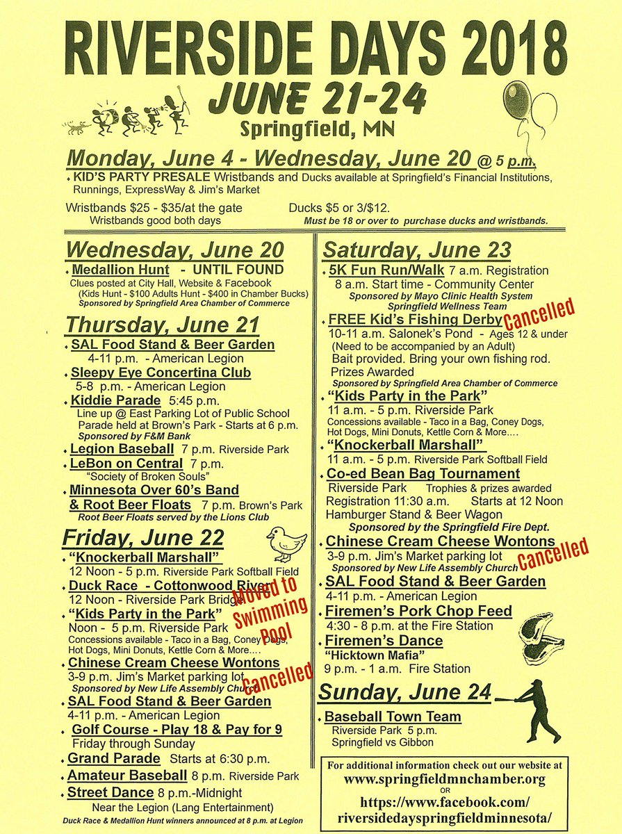 Updated Riverside Days Poster!